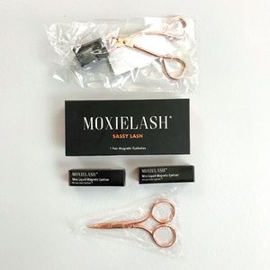 MOXIELASH Sassy Lash NEW 2 Mini Magnetic Liner Lash Curler Premium Scissors
